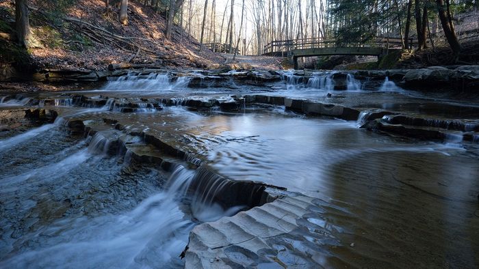 Landscape\n\nBridal Veil Falls in Spring\nBedford Reservation