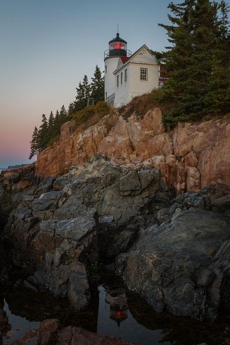 Hand of Man\n\nBass Harbor Lighthouse\nAcadia NP