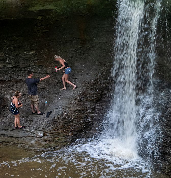 Hand of Man\n\nA Helping Hand\nCVNP Blue Hen Falls