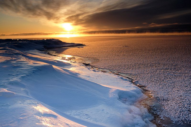 Landscape\n\nFrost and Sea Smoke\nCascade River SP