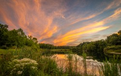 Honorable Mention CVNP\n\nSunrise at Indigo Lake\n\nIndigo Lake