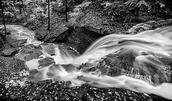 Blue Hen Falls\n\n1st Place - Black & White