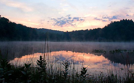 Sunrise over Kendall Lake