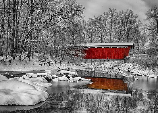 Everett Road Covered Bridge