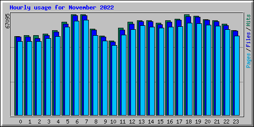 Hourly usage for November 2022